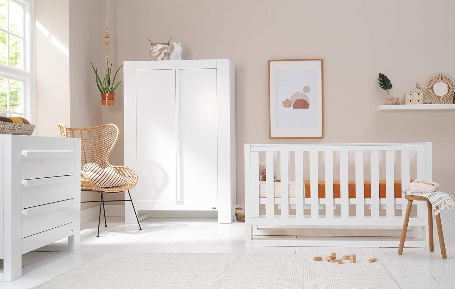 White gloss nursery furniture Clearance