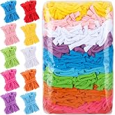 Kifmurase 1000 Pcs Refill Loops for 7 Inch Weaving Loom, 10 Colors Loom Loops for Potholder Making, Elastic Weaving Loop Craft Flexible Loom DIY Kit Craft Bands for Adults DIY Projects Gifts