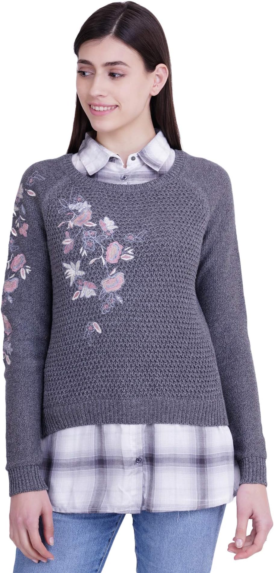 Women's Wool Collared Neck Sweater