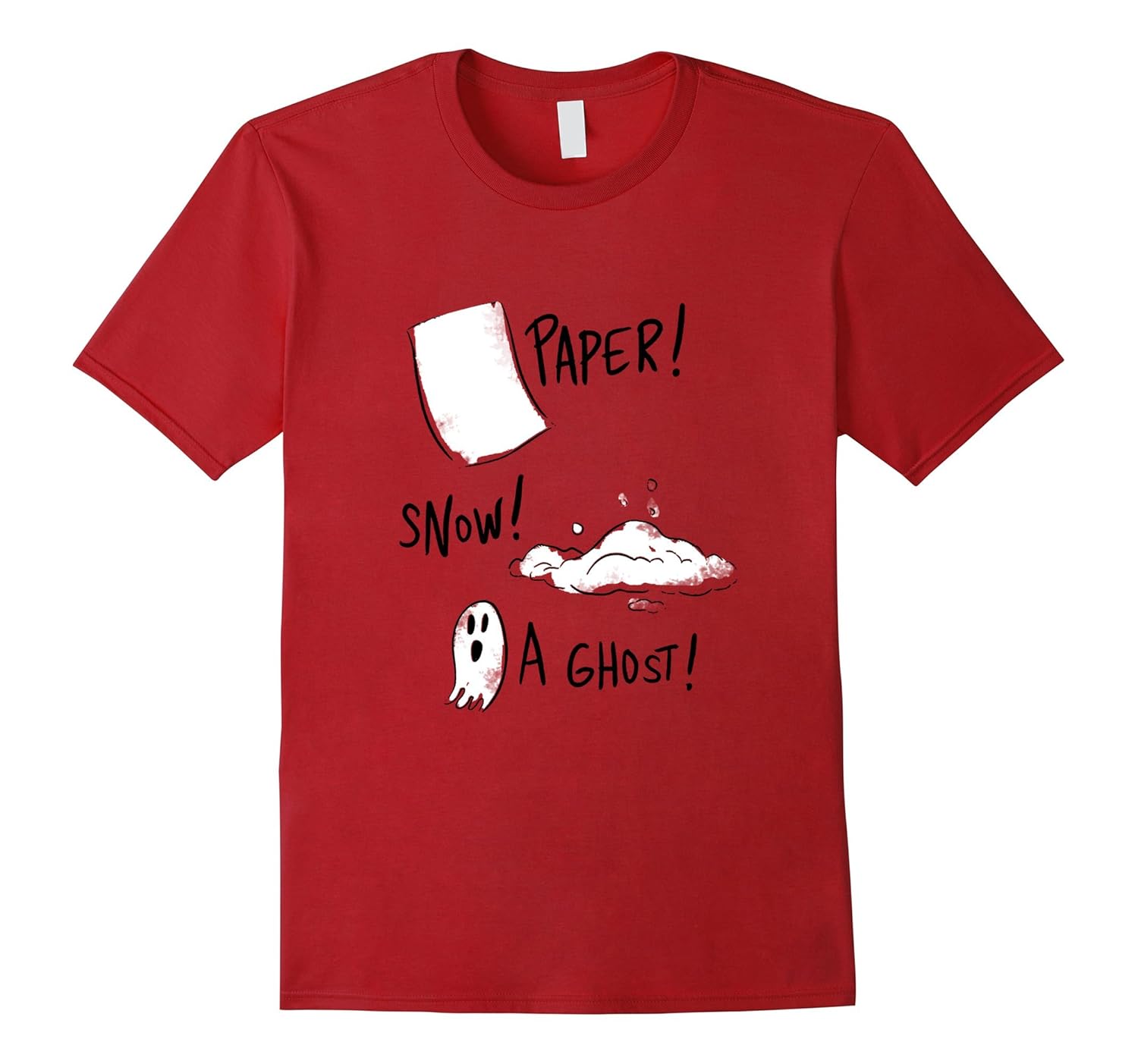Friends shirt paper snow a ghostCL Colamaga