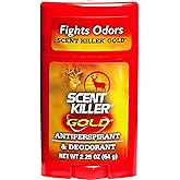 Scent Killer Gold Unscented Deodorant and Antiperspirant for Hunting Scent Control