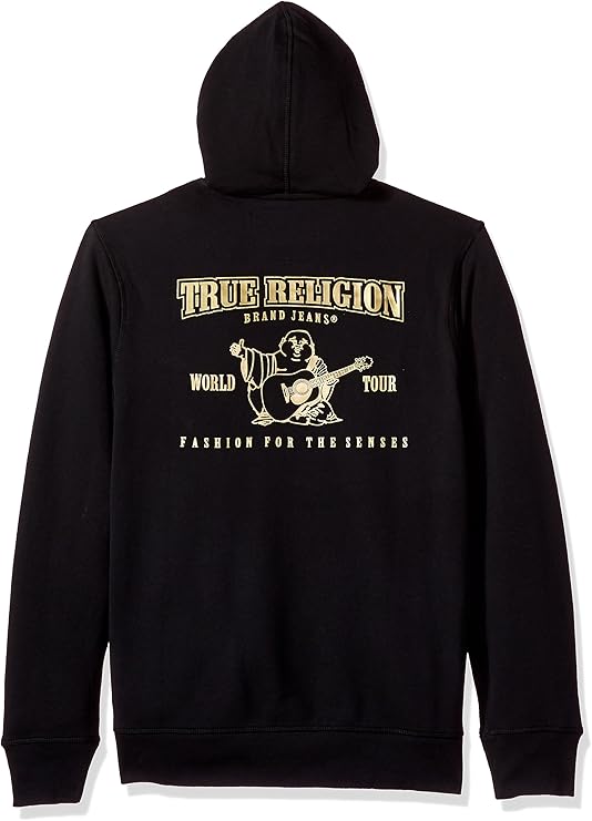 true religion hoodie gold