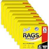 Scott Rags In A Box, 200 Towels/Box, 8 Boxes/Case
