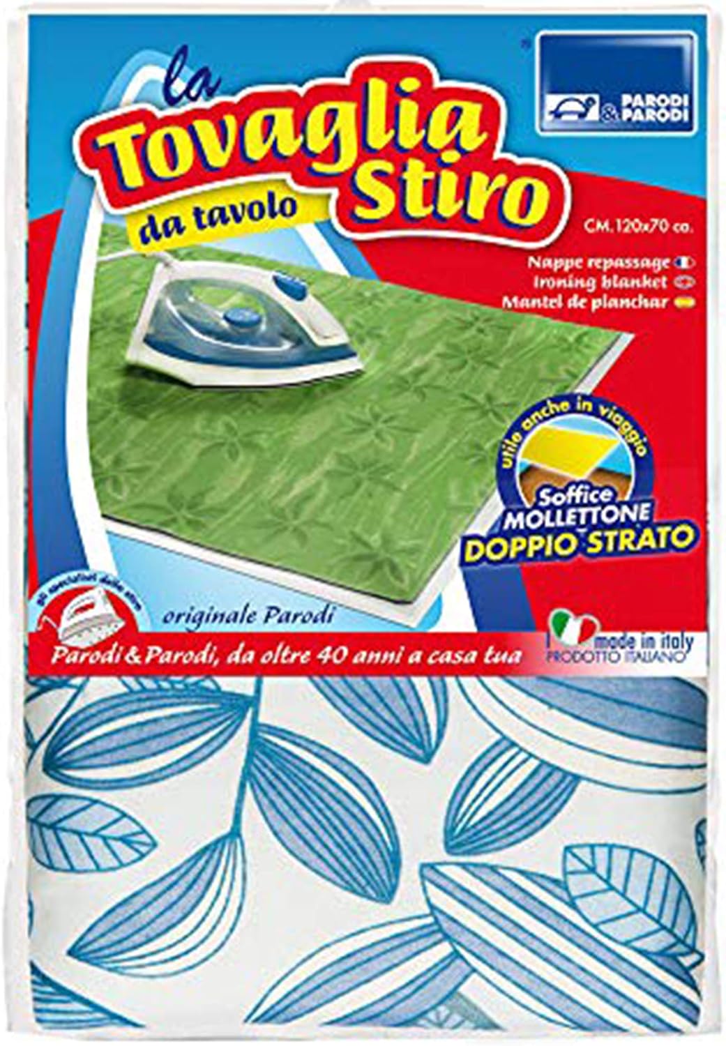 Parodi & Parodi Iron Tablecloth, COTTON, multicoloured, 20 x 38 x 4 cm - Image 5