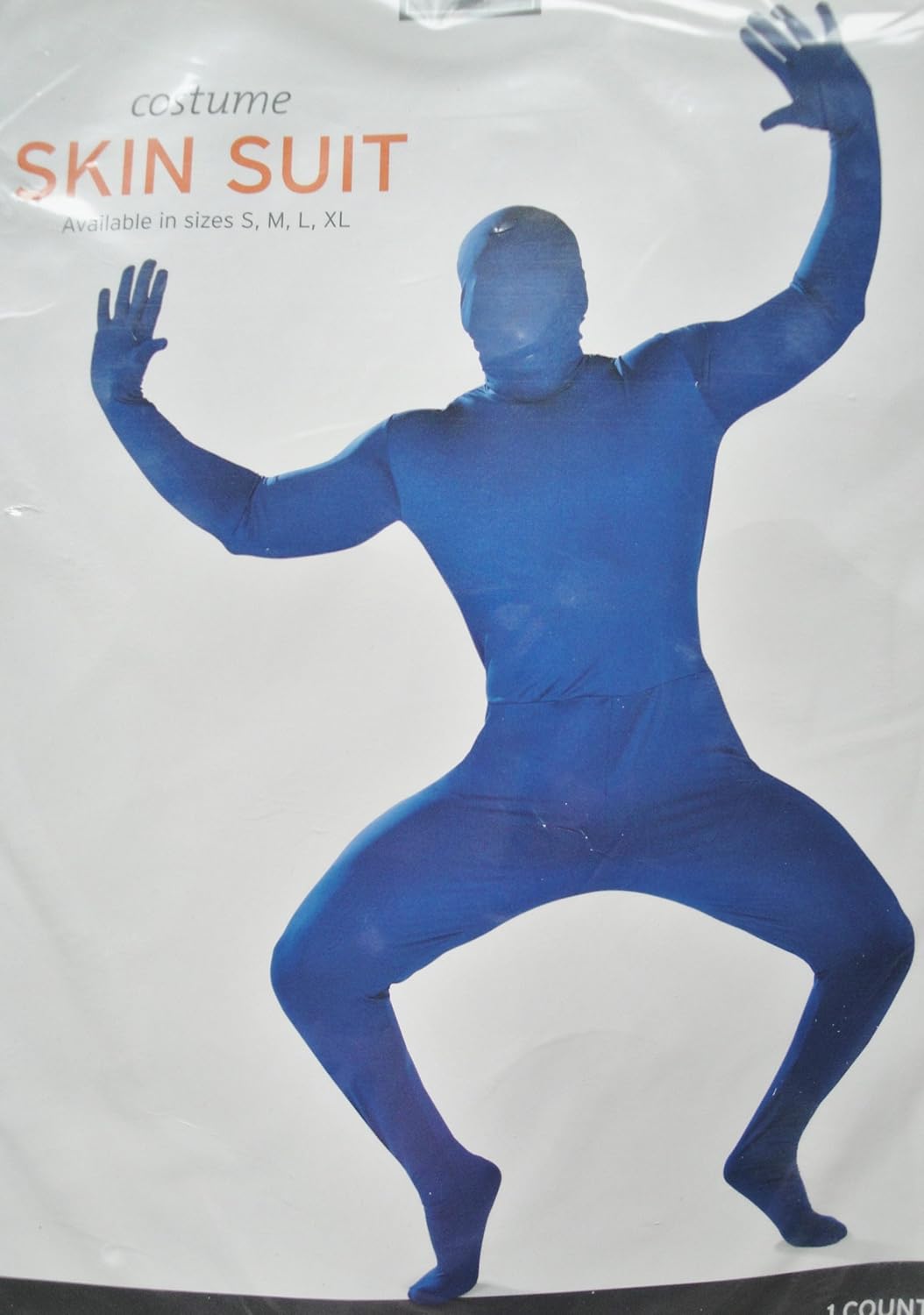 blue skin suit