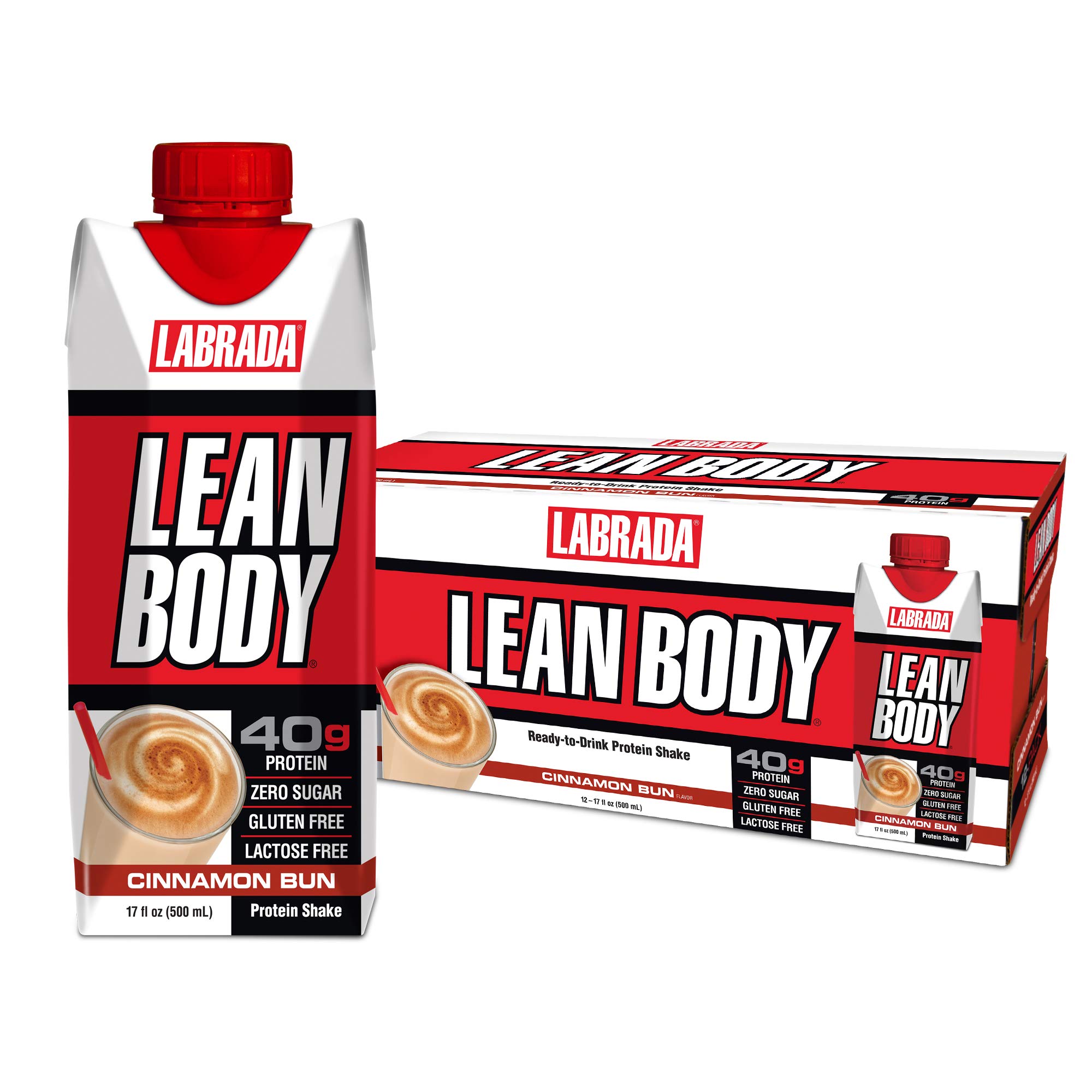 LABRADA Lean Body Ready To Drink Whey Protein Shake, Convenient On