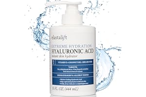 Elastalift Hyaluronic Acid Moisturizer Body Lotion | Anti Aging Skin Care Body Cream & Face Lotion Diminishes Look Of Wrinkles, Sagging Skin, Crepey Skin, Cellulite, Stretch Marks, Dry Skin, 15 Fl Oz