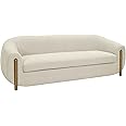 A closer look at Textured Linen Sofa Loft Decor