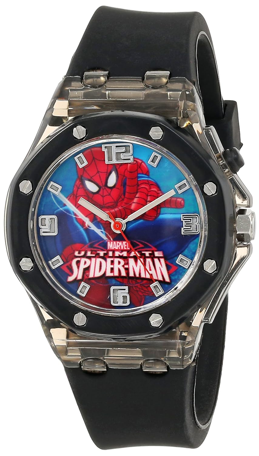 Marvel Ultimate SpiderMan Kids' SPD3408 Analog Display