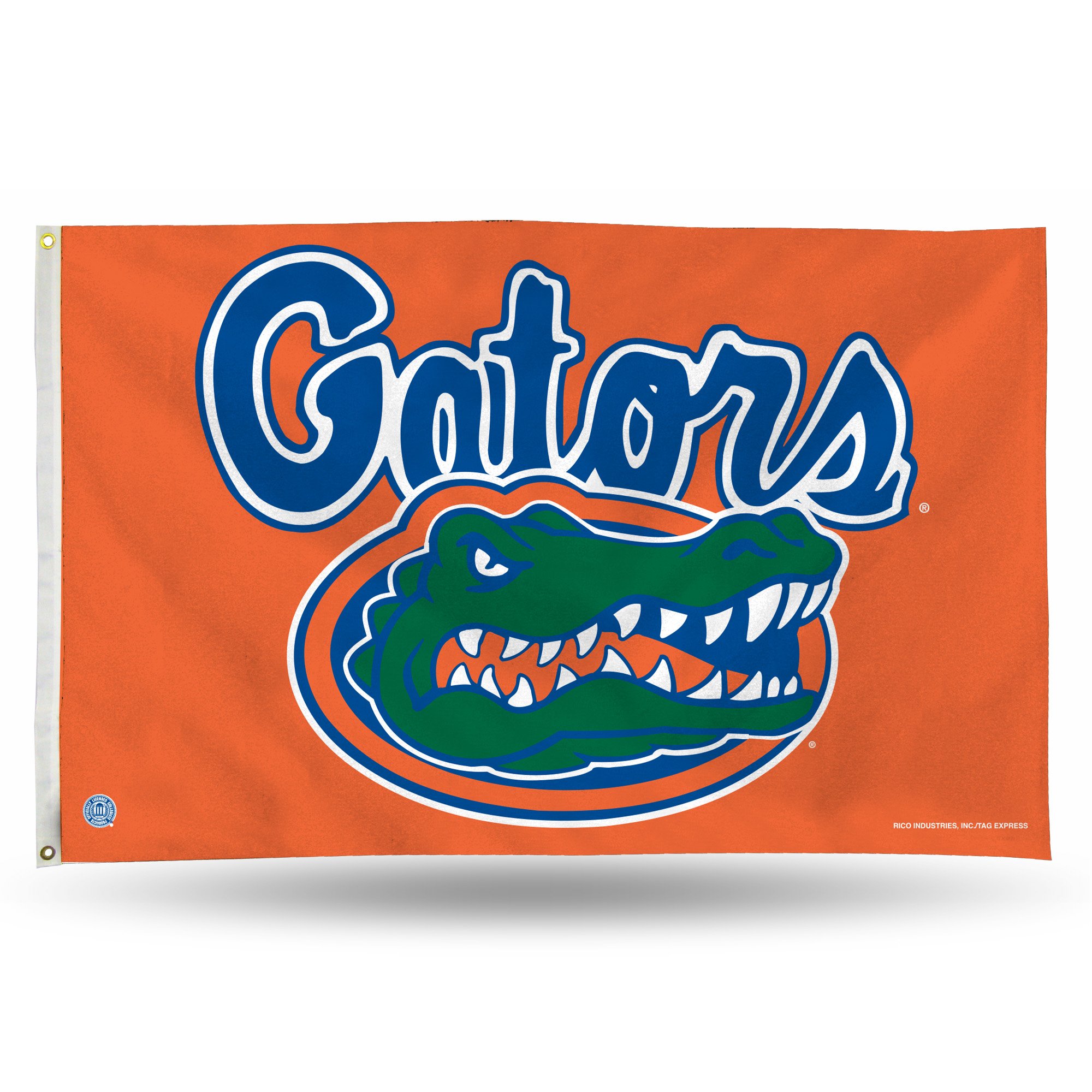 Rico Industries NCAA Florida Gators - Orange 3-Foot by 5-Foot Single Sided Banner Flag with Grommets — image 1