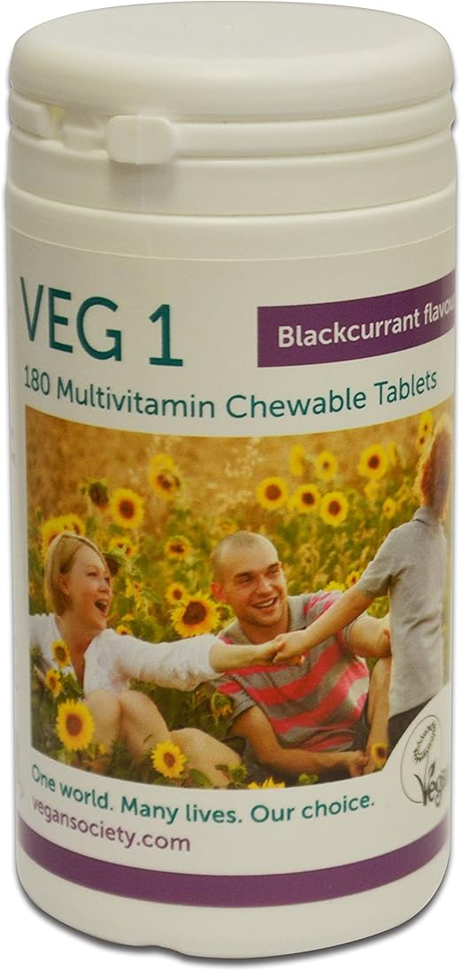 Veg1 Blackcurrant Multivitamins and Minerals Tablets Pack of 180