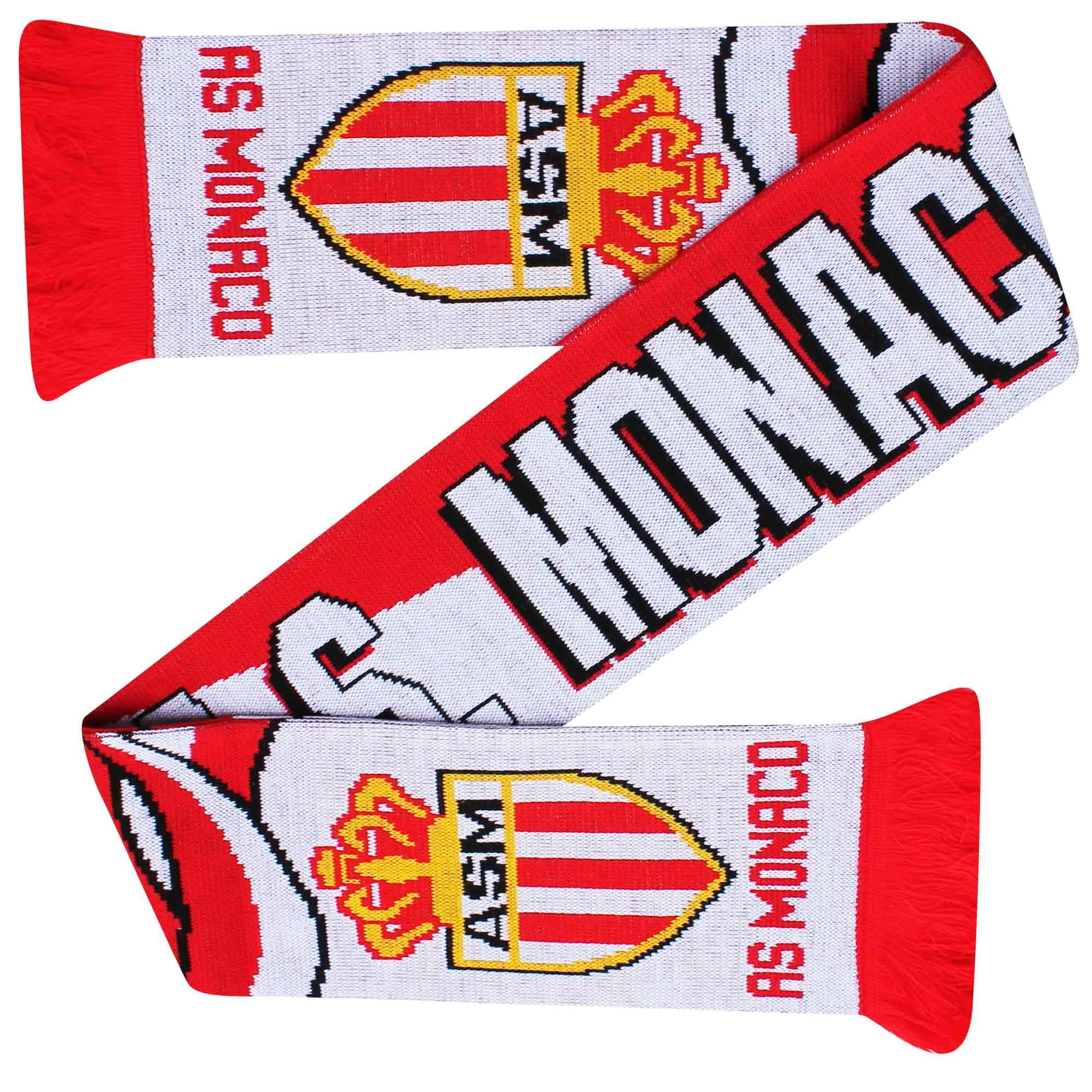 AS MONACO Ligue 1 Football Scarf (100% Acrylic)