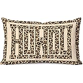 QICLM Leopard Howdy Western Pillow Covers 12x20, Western Gifts for Women, Trendy Cheetah Print Southwestern Decorative Lumbar Pillow Covers for Bedroom Living Room Home Office