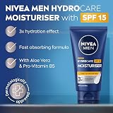 NIVEA MEN Hydrocare SPF15 Moisturiser 75ml - Face Cream for Dry Skin view 2