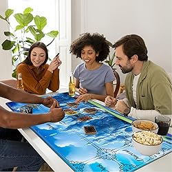 Playmat with Zones for MTG Magic The Gathering, 24