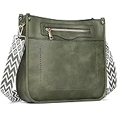 TANTOMI Vegan Leather Crossbody Bags for Women Hobo Travel Purse Multi-Pocket Trendy Handbags & Womens Crossbody Bag