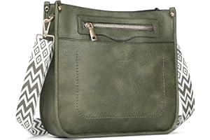 TANTOMI Crossbody Bags for Women Crossbody Purses for Women Hobo Bag Shoulder Bag Handbags with Guitar Strap-7 Pockets