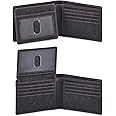 Cochoa Wallet for Men's RFID Blocking Real Leather Bifold Stylish 2 ID Window in Gift Box