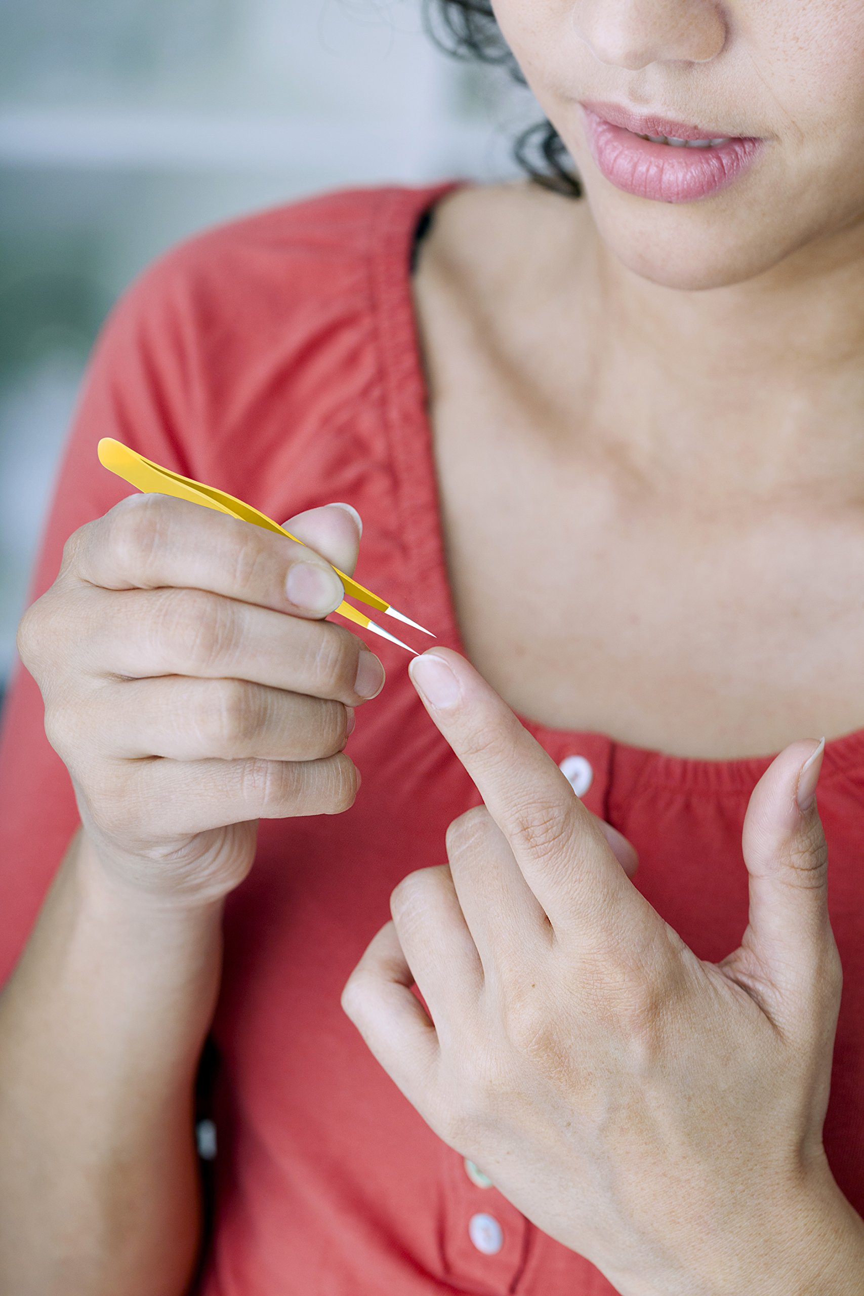 Surgical Tweezers for Ingrown Hair Precision Sharp Needle Nose