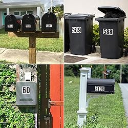 1.5 inch Self Adhesive Numbers for Mailbox, House