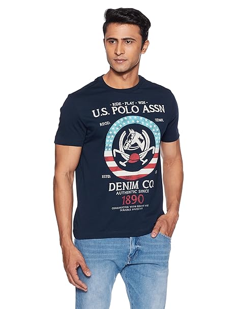 us polo printed t shirts