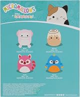 Squishmallows Original Micromallows 4-Pack Brina Bigfoot Chanel Cinnamon Lucia view 4