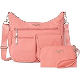 Baggallini Modern Everywhere Crossbody Bag for Women 11x9x4.5 Rfid Hobo Bag