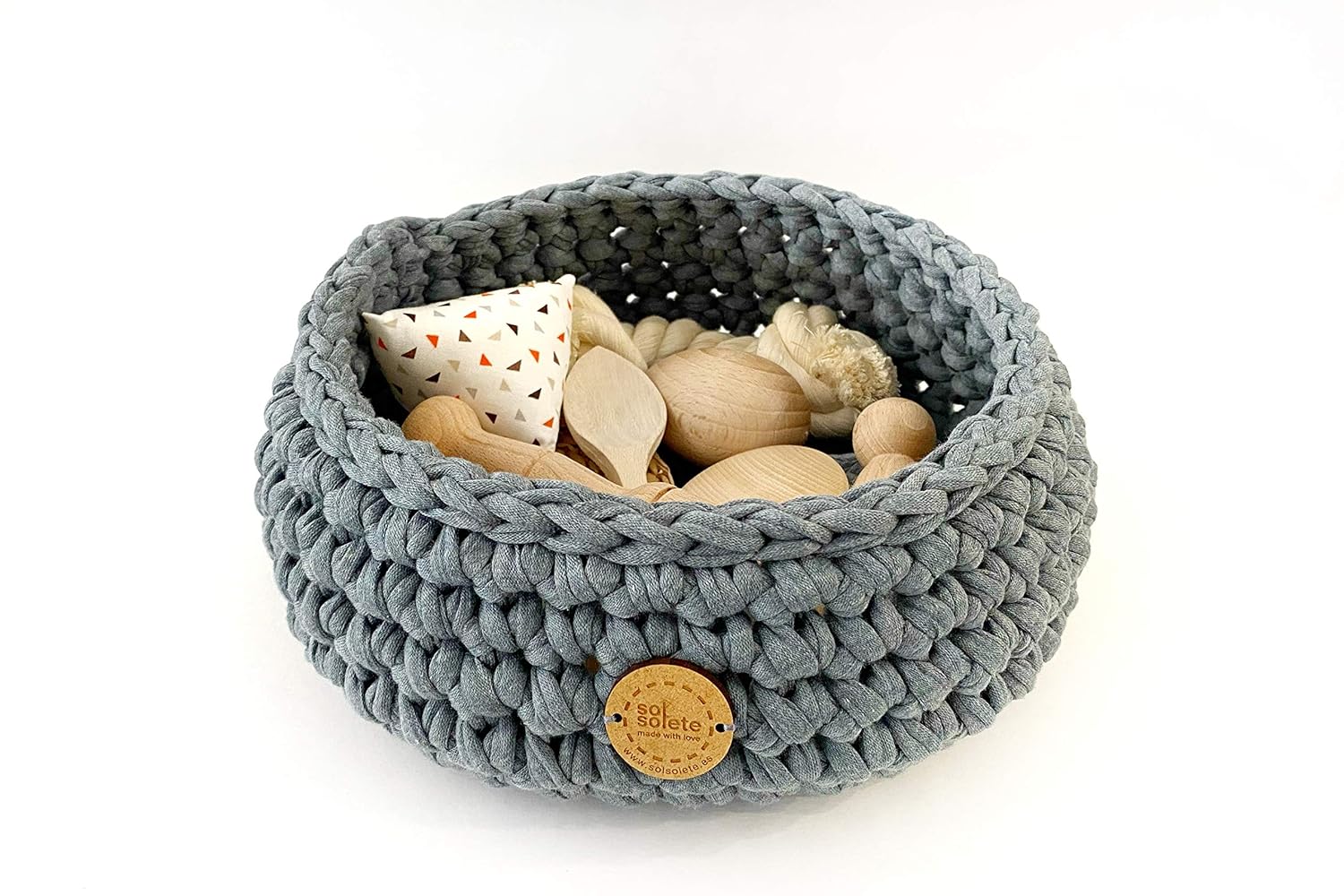 Panera de los tesoros en Gris: Amazon.es: Handmade