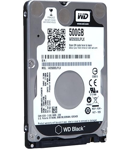 Amazon.com: WD Black WD5000LPLX 500 GB Hard Drive - SATA (SATA/600