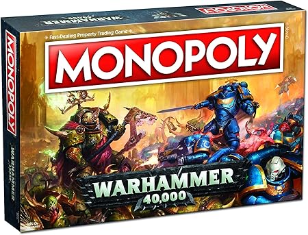 Warhammer 40k 40,000 Monopoly Juego de Mesa - Ingles: Amazon.es: Juguetes y juegos