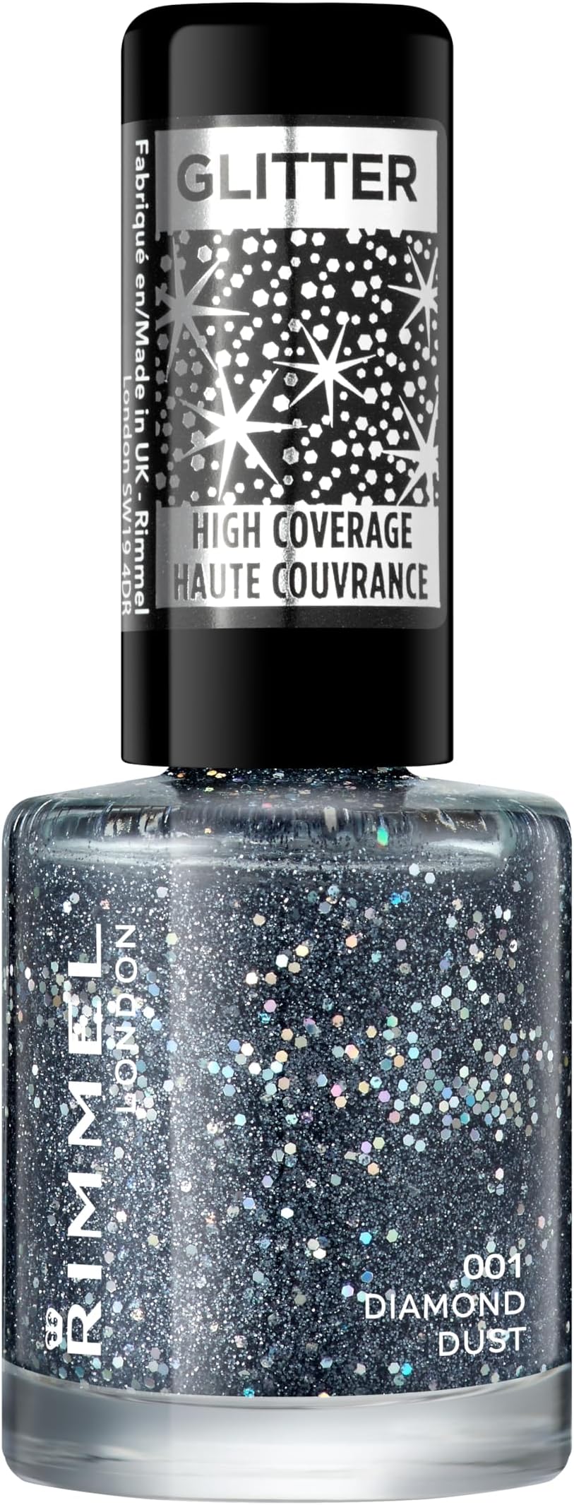 Rimmel London Glitter Top Coat Diamond Dust 8 ml Nail Polish