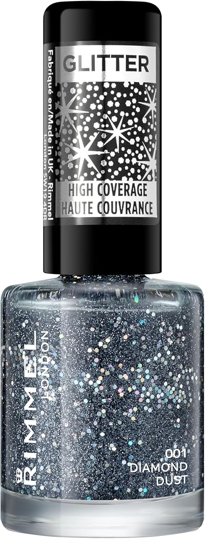 Rimmel London Glitter Top Coat Diamond Dust 8 ml Nail Polish