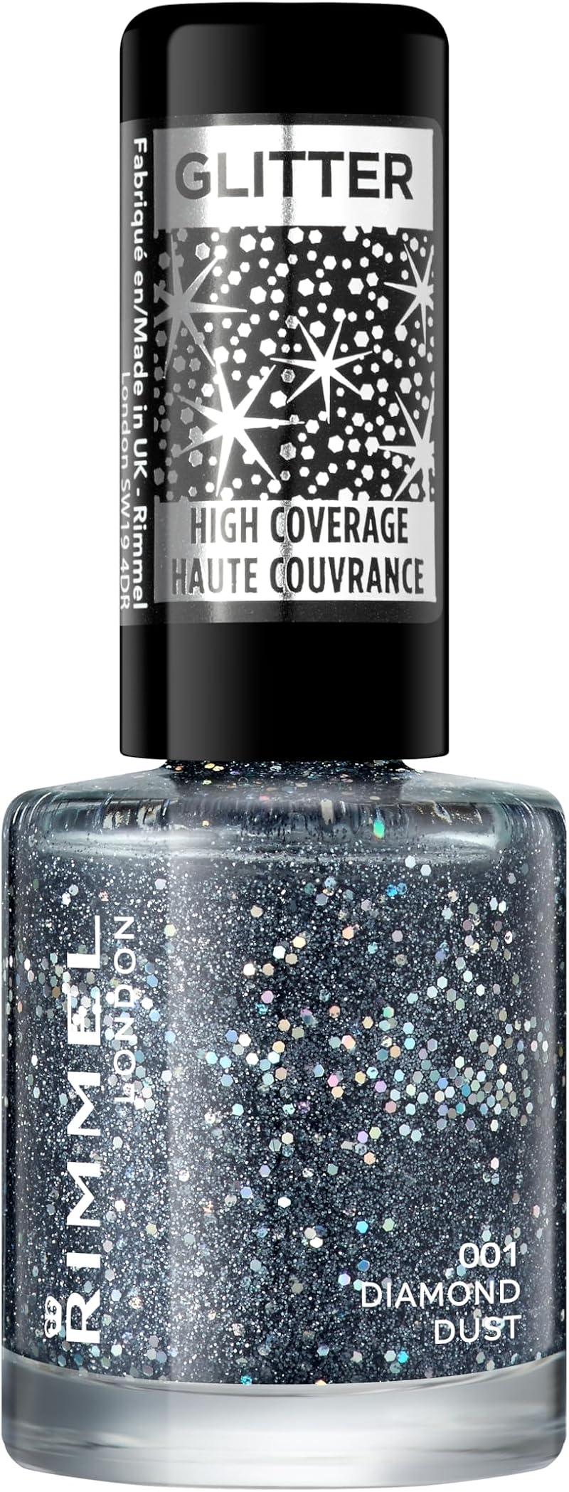 Rimmel London Glitter Top Coat Diamond Dust 8 ml Nail Polish