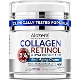 Anti-Aging Face Cream Collagen Peptide Complex + Retinol & Hyaluronic Acid | Hydrating Anti-Aging Moisturizer Cream for Face 