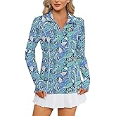 LOMON Women Long Sleeve Shirts Sun Protection 1/4 Zip Summer Quick Dry Hiking Shirts Quarter Zip Pullover for Women