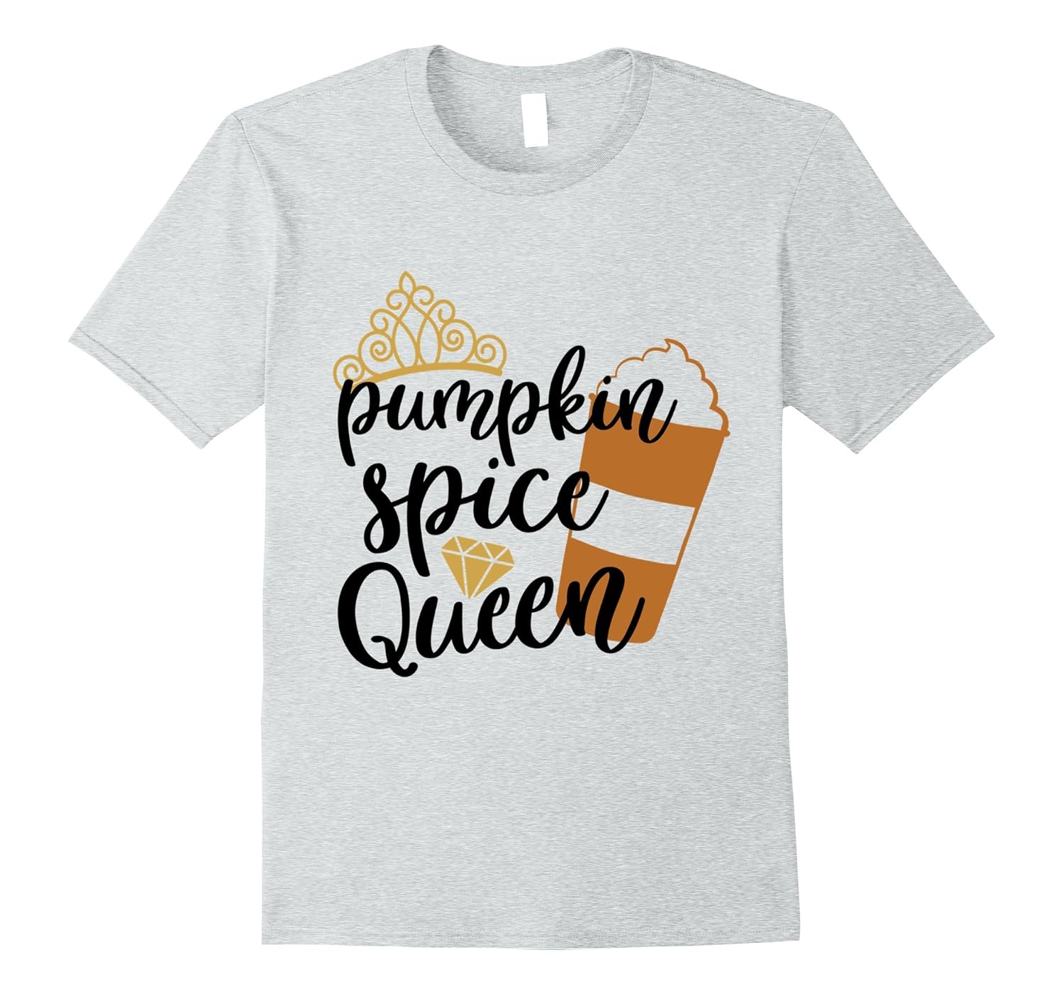 Autumn Fall Apparel - Pumpkin Spice Queen T-shirt-ANZ