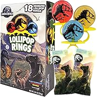 24 Pack Dinosaur Egg Candy - Mini Fruit Chews For Dino Party Favors (0.35oz/10g Bags)