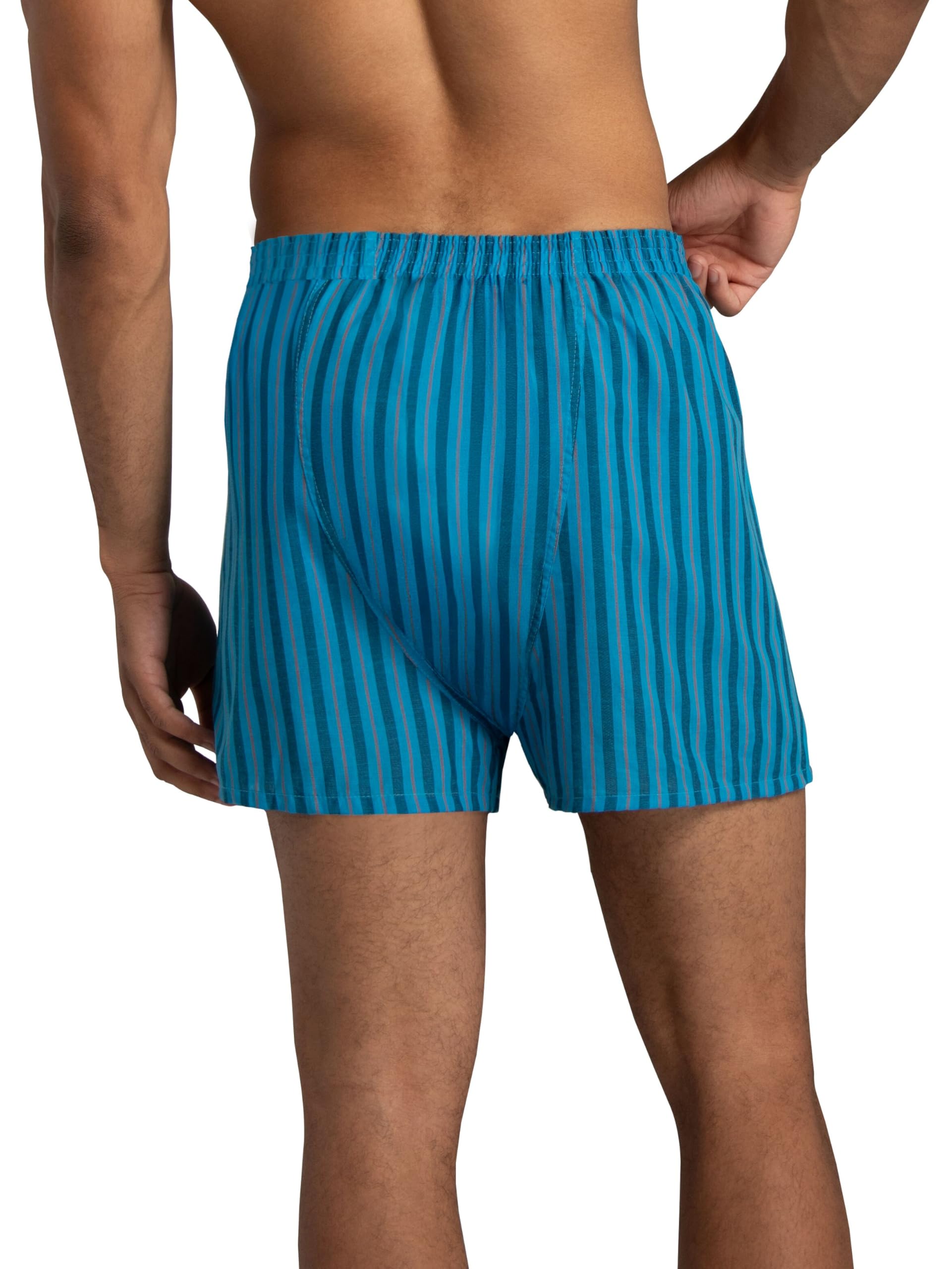 Fruit of the Loom Men's Tag-Free Boxer Shorts (Knit & Woven)