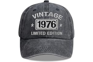 Vintage 2006 1996 1986 1976 1966 1956 1946 1936 1926 Limited Edition Embroidered Adjustable Baseball Cap for Men Women