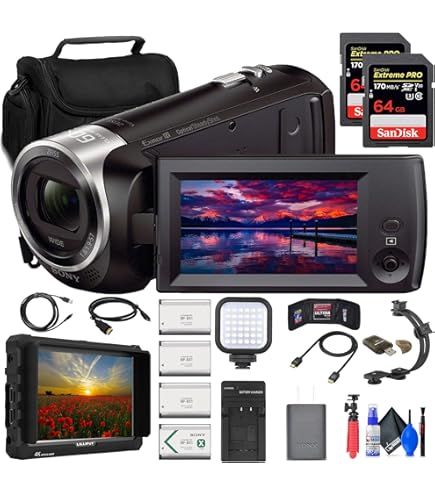 【極美品】SONY Handycam HDR-CX535 SONY HDR-CX535 P HandyCam Pink Video Camera Internal Memory 32GB