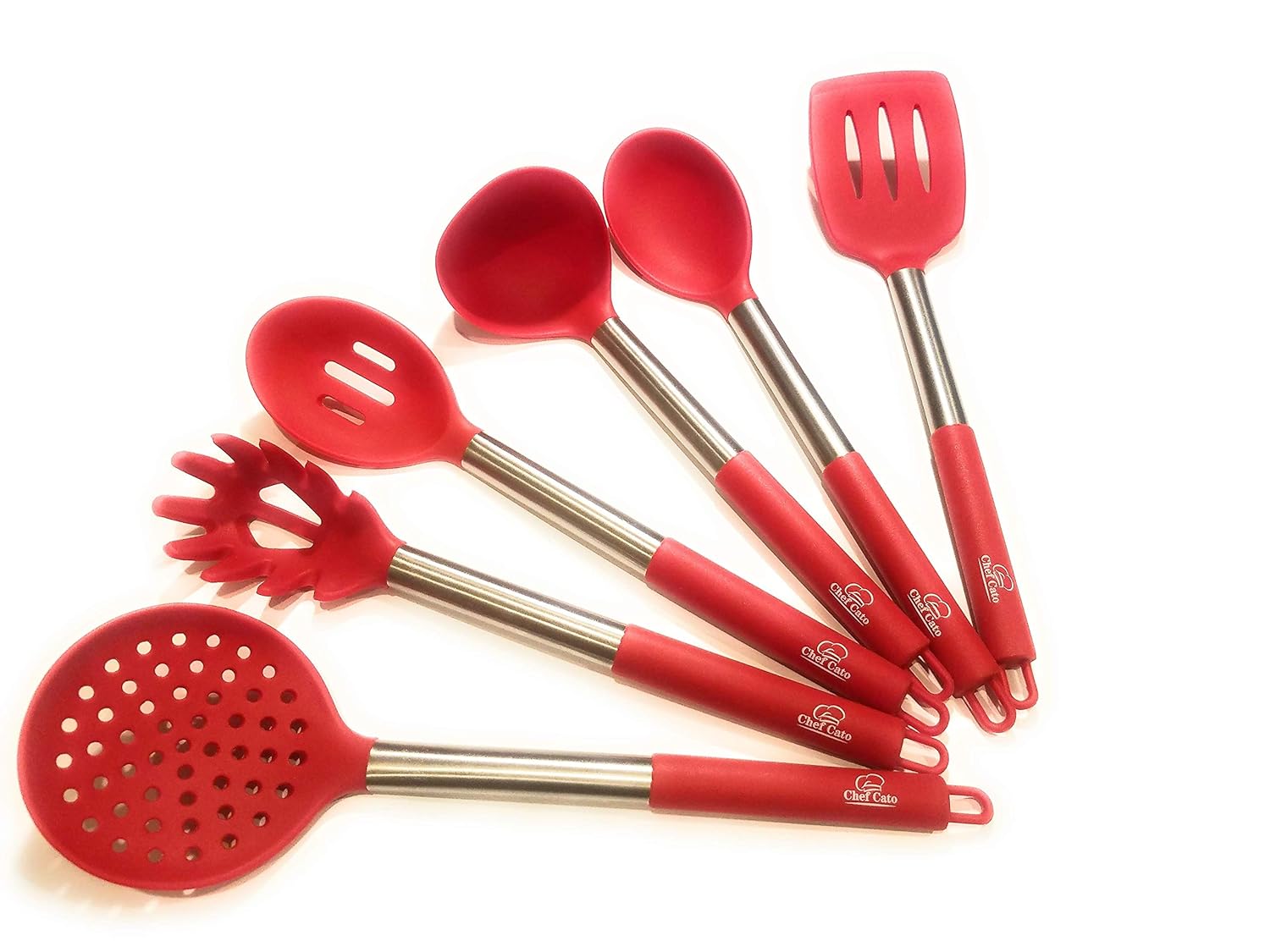Best Red Silicone Kitchen Utensil Set