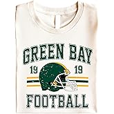 Vintage Green Bay 1919 Football Shirt for Men Women and Kids Distressed Green and Gold Tee