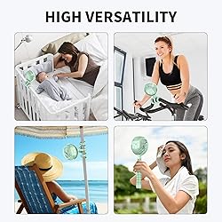 AMACOOL Battery Operated Stroller Fan Flexible