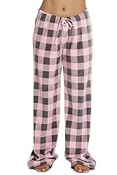 Just Love Women's Buffalo Plaid Plush Check Pajama