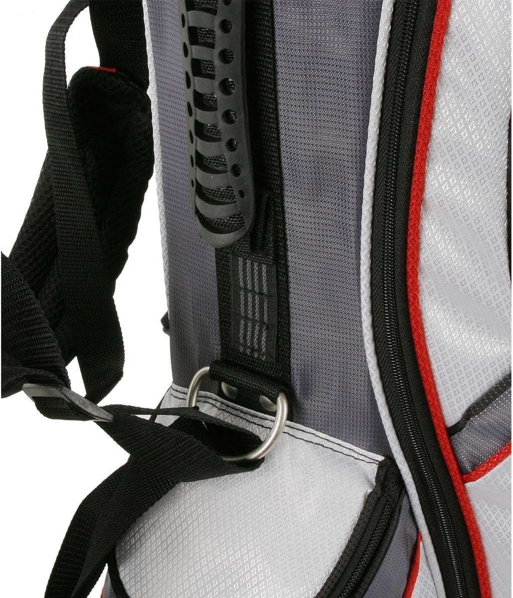 Powerbilt TPS Dunes 14-Way Black/Red Stand Golf Bag (Black/Red) : Sports & Outdoors
