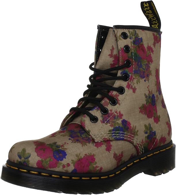 1460 power floral leather boot