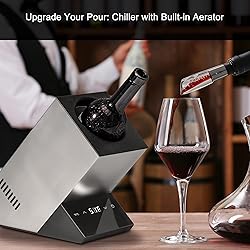 Electric Wine Chiller, Single Bottle Cooler for