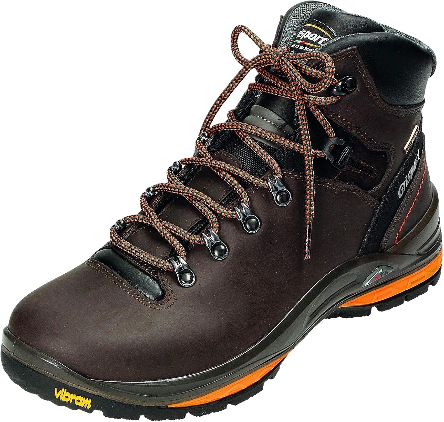 Grisport Wanderschuhe Aus Fettleder – Schwarz, Wind- Und Wasserdicht, Mit Anatomischem Fußbett