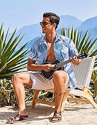 COOFANDY Mens Floral Hawaiian Shirt Short Sleeve