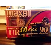 Maxell UR 90 Audio Cassette Tapes
